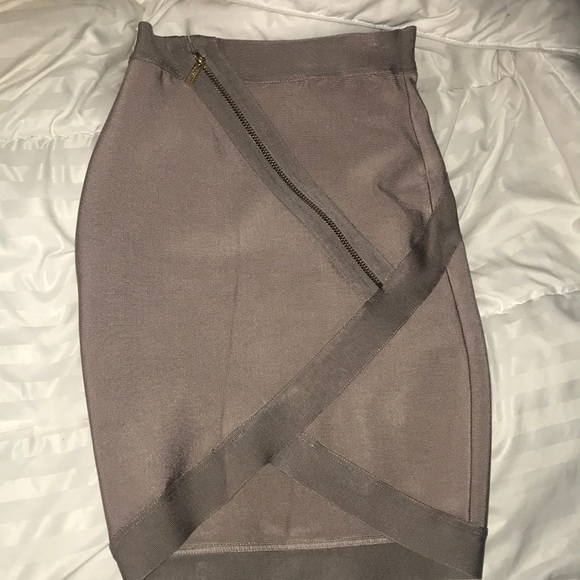 House of CB Dresses & Skirts - House of CB Bandage skirt taupe/beige